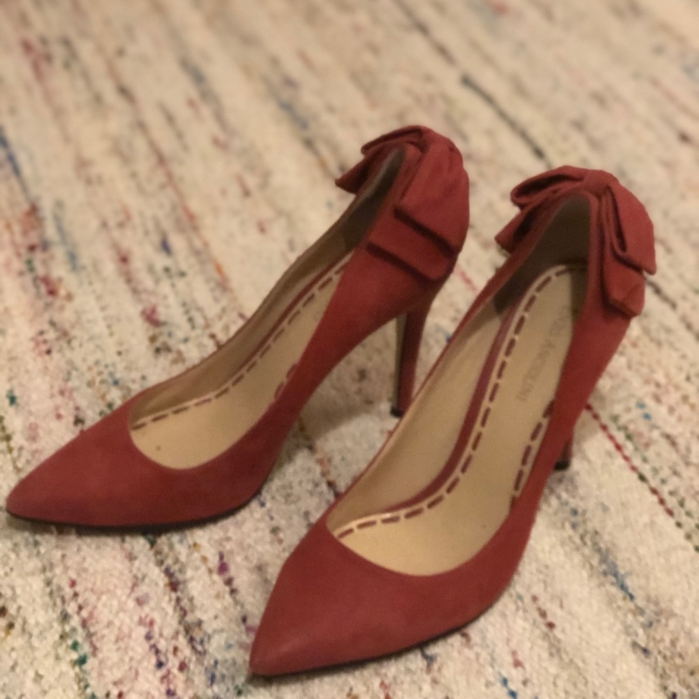 Enzo Angiolini Pink Martini Bow Tie Heels (8.5)